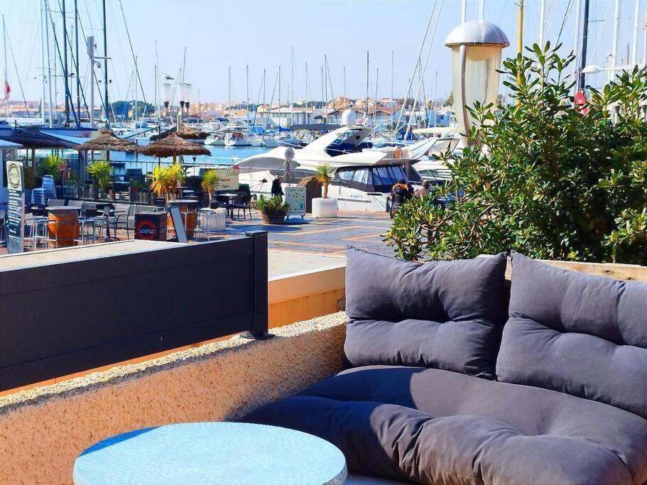 Cap Sud: Terrasse; Clim; Centre Port Du Cap D'agde *
